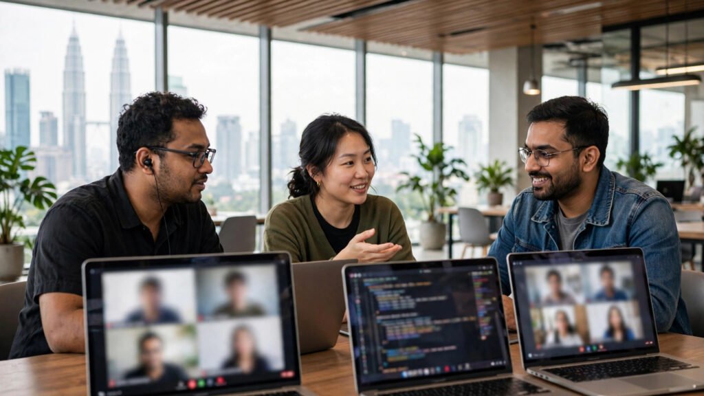 Hire remote developers in Malaysia – distributed team