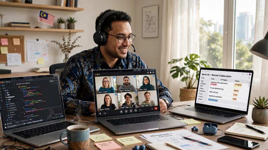 IT outsourcing remote team collaboration in Malaysia